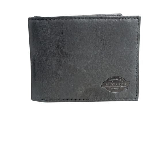 Dickies Genuine Leather Passcase Men's Wallet Black 31D1220004 New Free Shipping - Picture 2 of 7